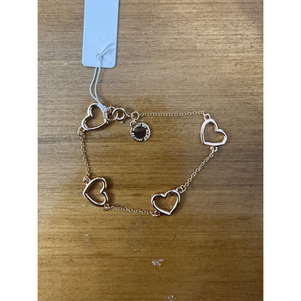 Marc Jacob's Gold heart‎ charm bracelet